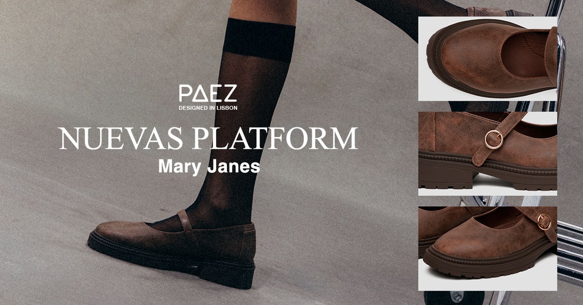 platform mary janes, brown mary janes, platform shoes, buckle shoes, closed toe flats, new arrival, editorial, lifestyle, luxurious, calm, brown, neutral